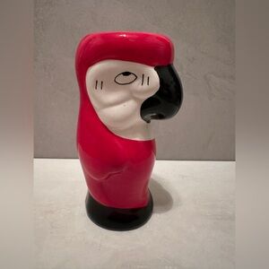 Rainforest Cafe Collectible Red Parrot Ceramic Cocktail Tiki Mug